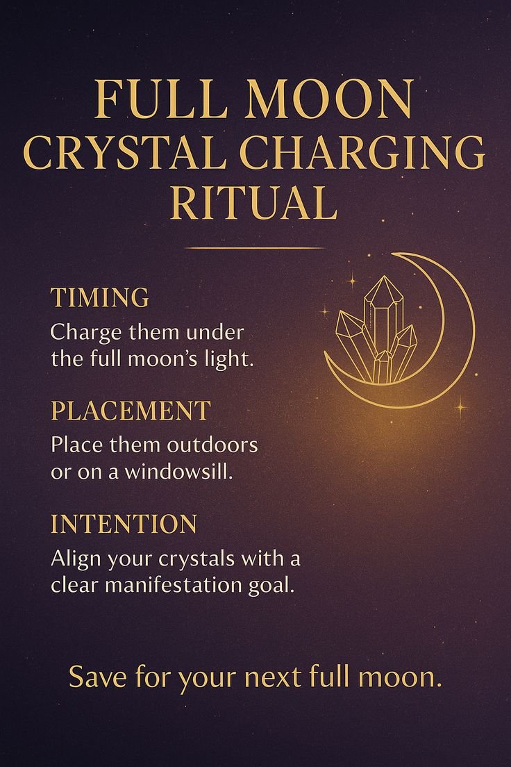how to cleanse gemstones under moonlight