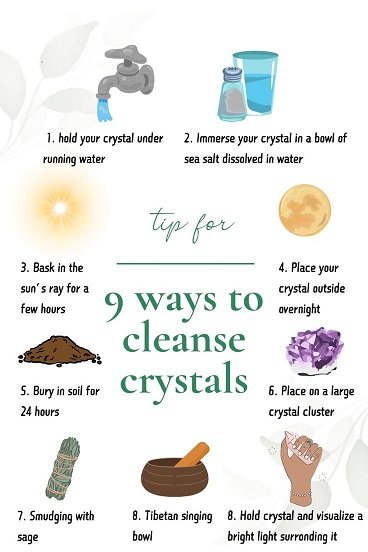 cleansing and energizing gemstones under moonlight
